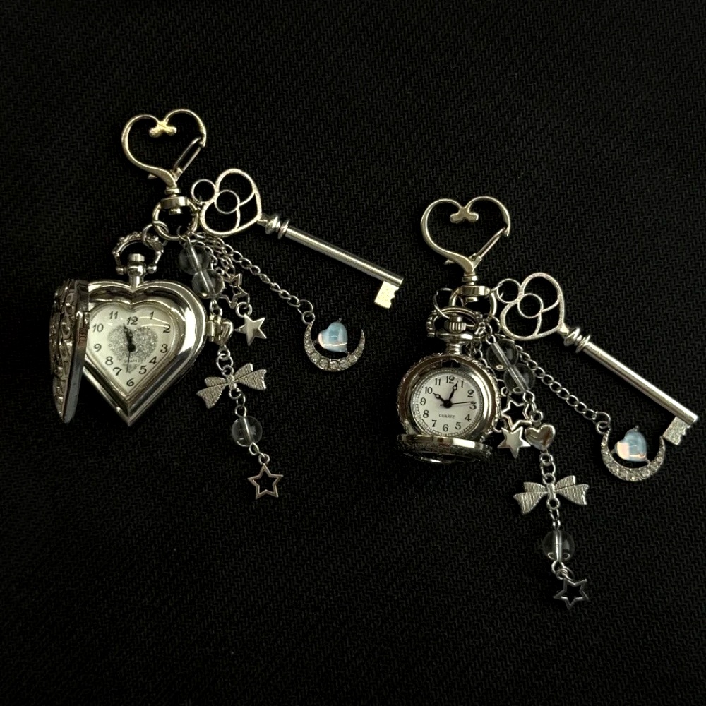 Vintage Jewelry Watches Women - Original Hollow Heart Pocket Watch Chain
