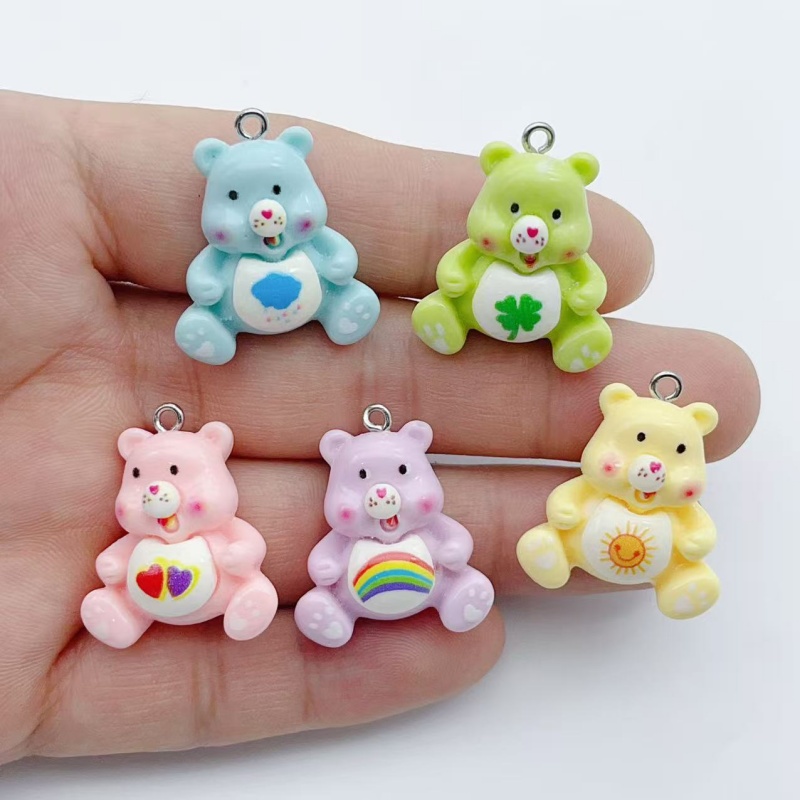 Necklace Pendant - 10pcs cartoon animal charm pendant DIY
