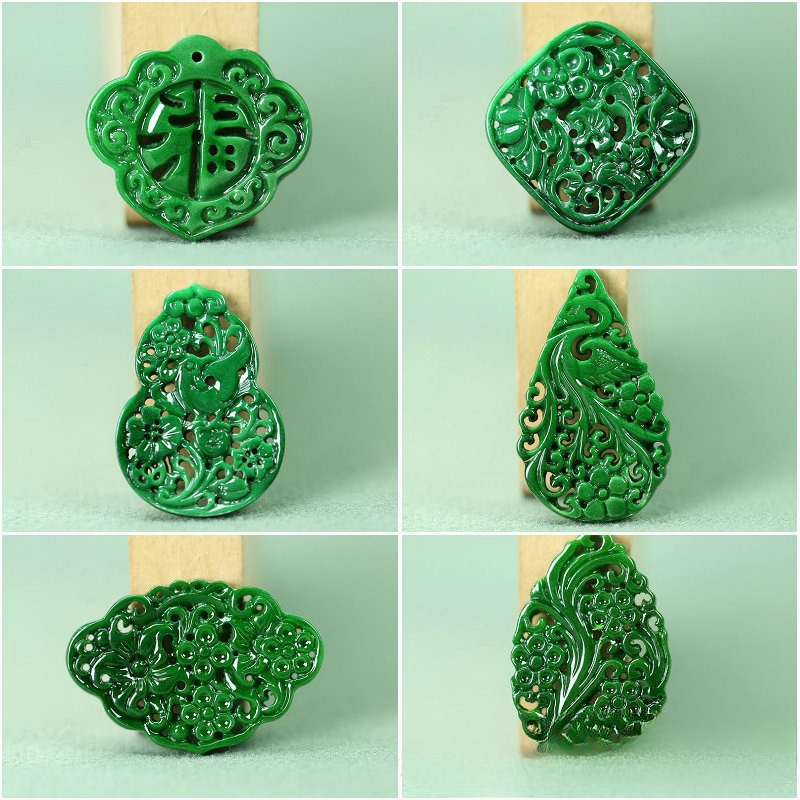 Jewelry & Watches Vitopoulos - 2pcs DIY Natural Dry Green Emerald