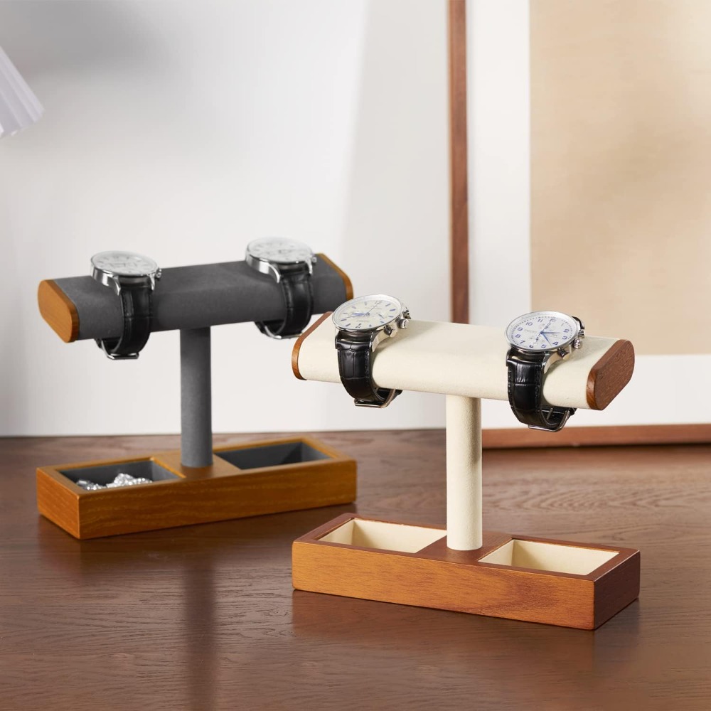 Solid Wood Watch Display Stand – Jewelry And Watches Stores recenzja i cena