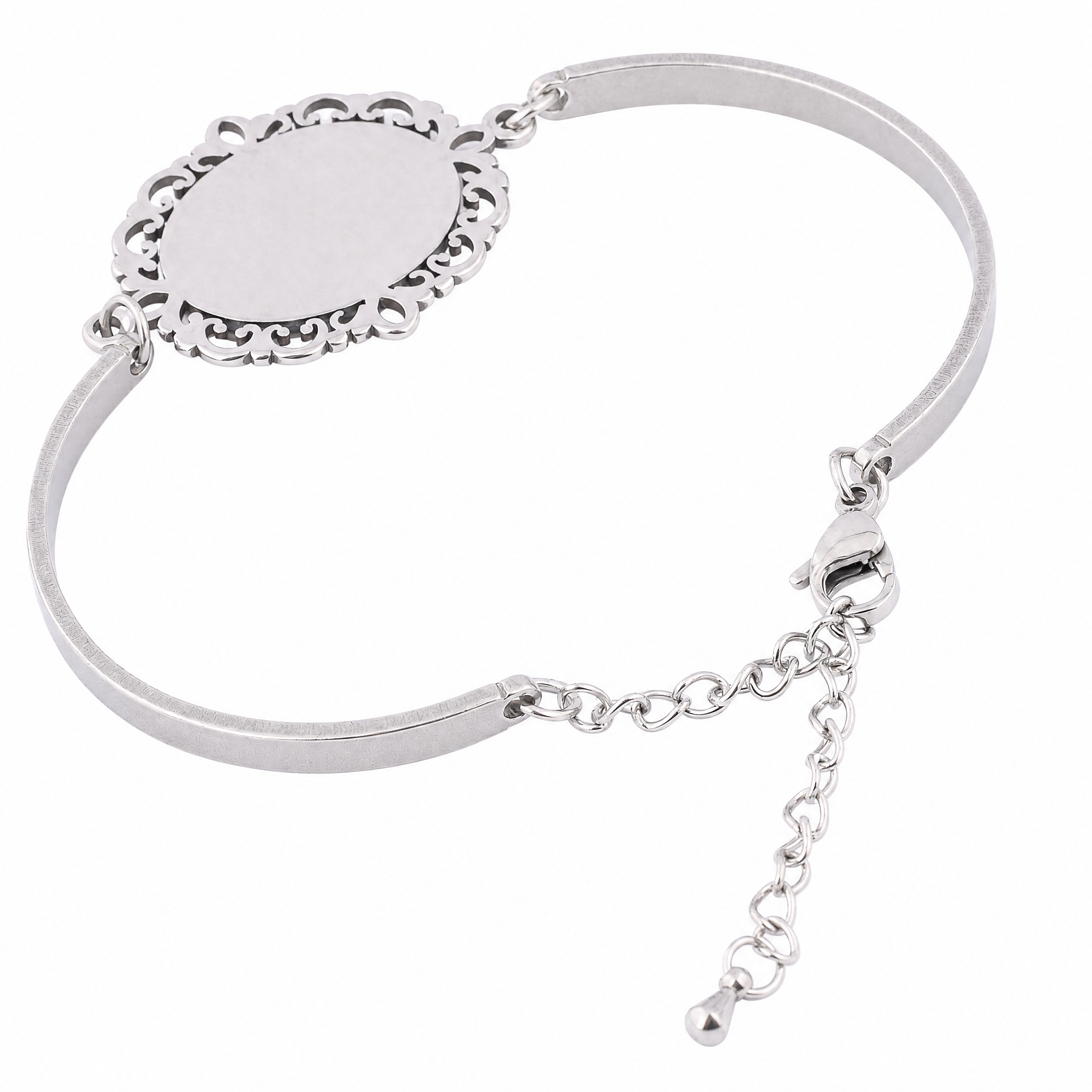3pcs Stainless Steel Fit 13x18 – Cuff Bangle Bracelet recenzja i cena