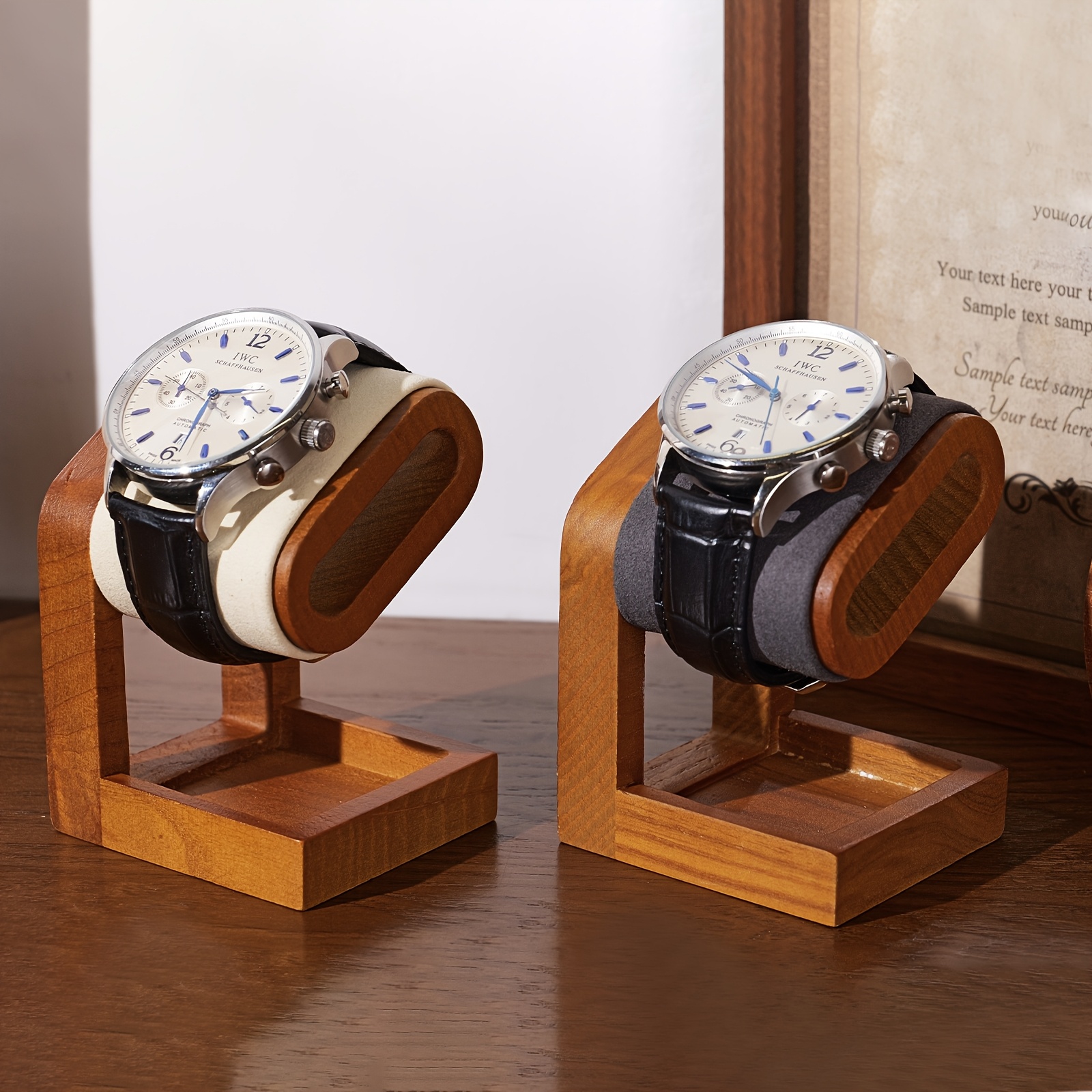 Wooden Watch Display Stand Lux – Jewelry And Watches Stores recenzja i cena