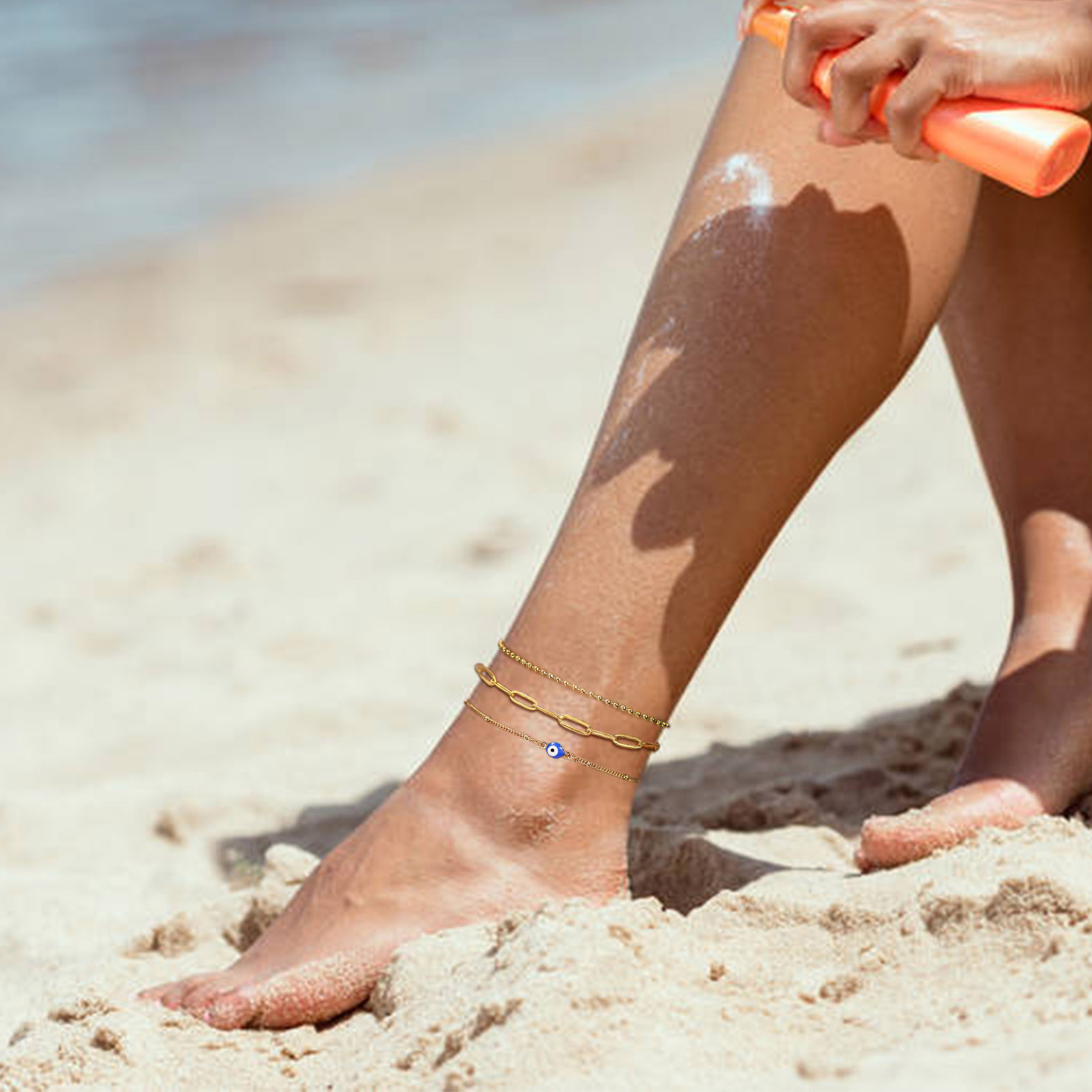 Evil Eye  Anklet Bracelet on L – Jc Jewelry & Watches recenzja i cena