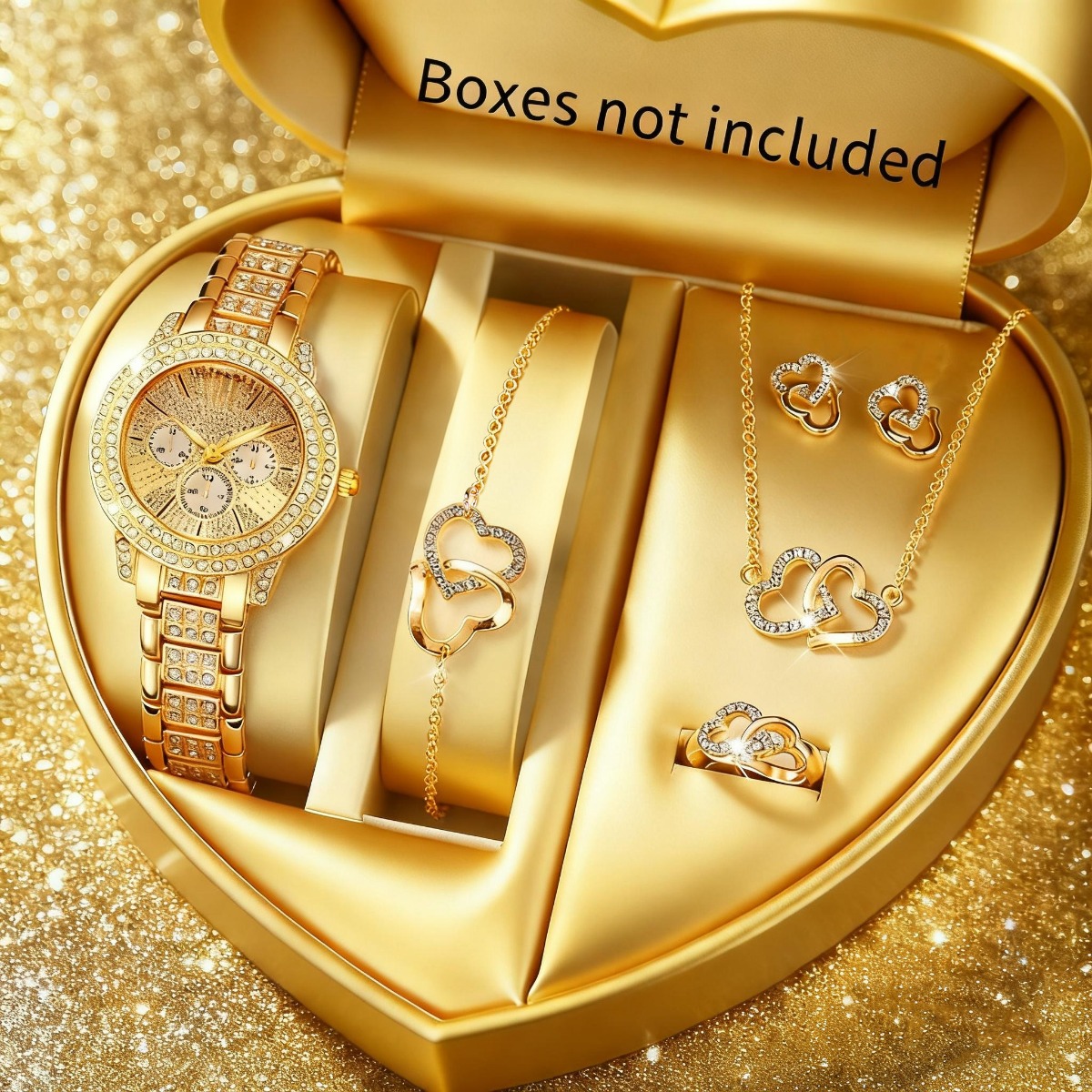 6PCS Luxury Rhinestone Women W – Jewelry Watches For Kids recenzja i cena