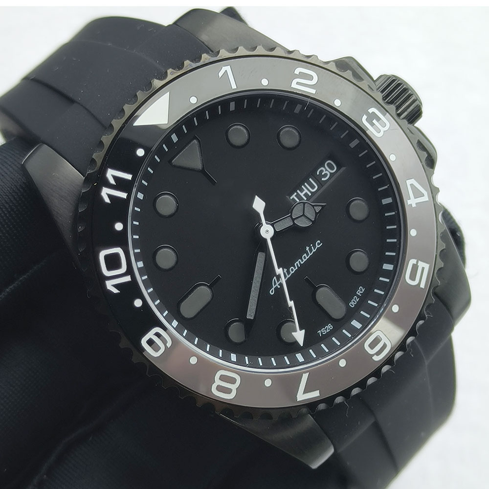 40MM NH36 Watch Black Men's St – Jewellery Watch recenzja i cena