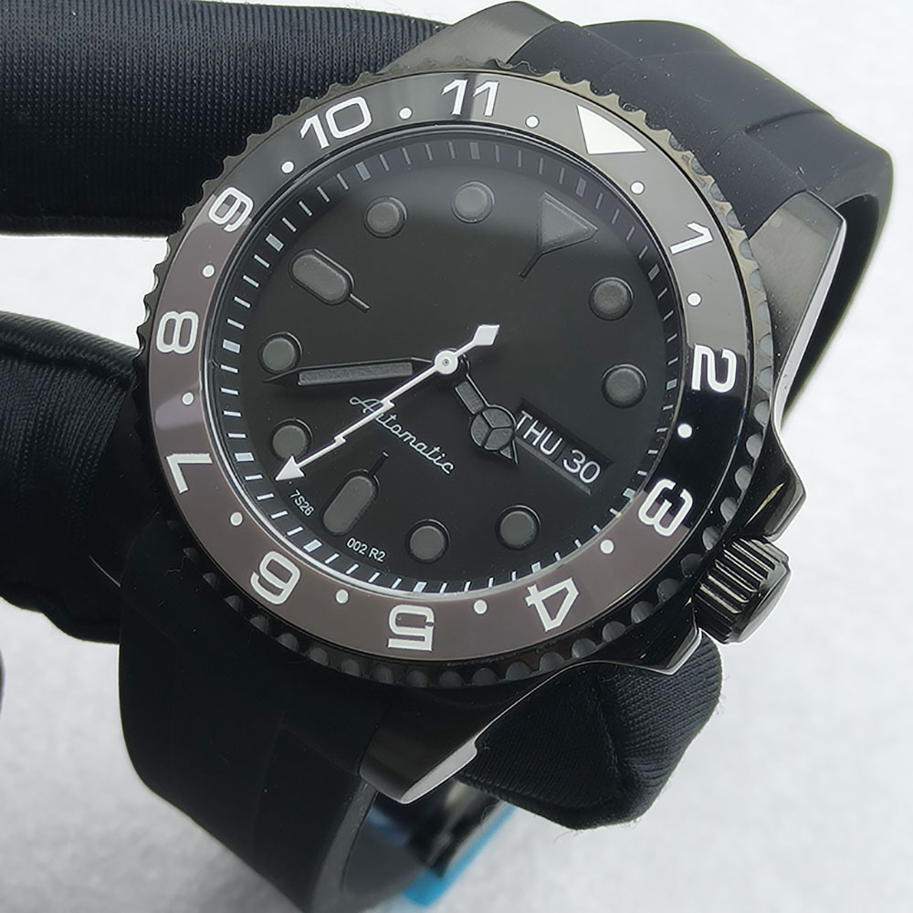 40MM NH36 Watch Black Men's St – Jewellery Watch recenzja i cena