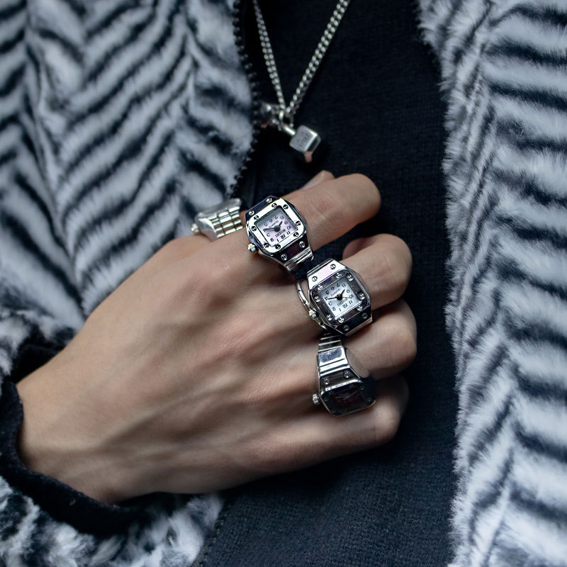 Kiss Jewelry Vintage Y2K Finge – Vintage Jewelry Watches Women recenzja i cena