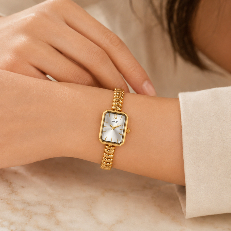 NAIDU Gold Watch for Women Min – Jewelry Watches Luxury recenzja i cena