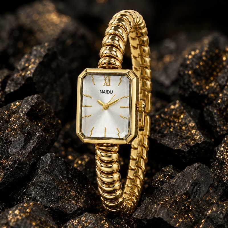 NAIDU Gold Watch for Women Min – Jewelry Watches Luxury recenzja i cena