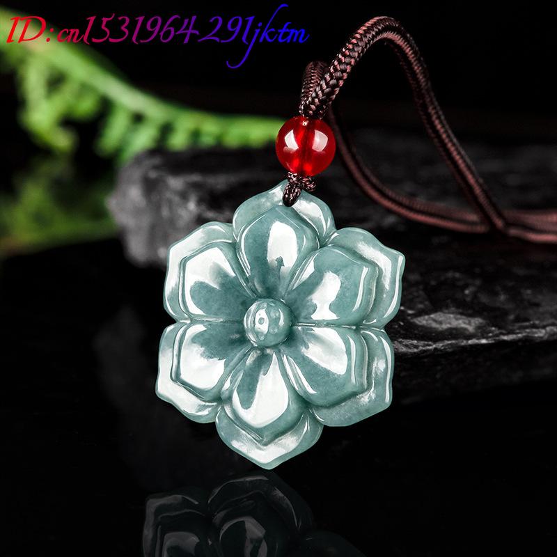 Burmese Jadeite Flower Pendant – Necklace Pendant recenzja i cena