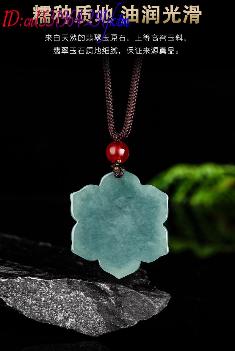 Burmese Jadeite Flower Pendant – Necklace Pendant recenzja i cena