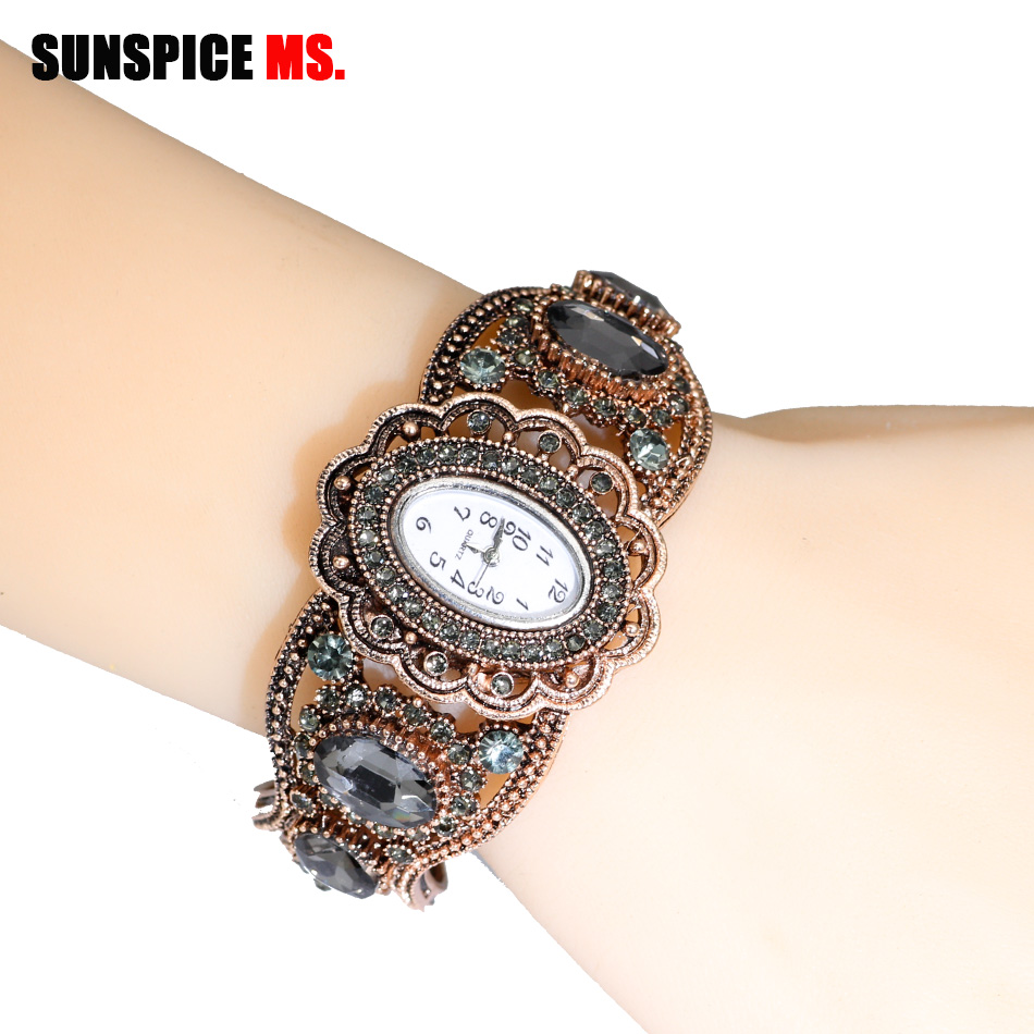 SUNSPICE-MS Quartz Wristwatch  – Indian Jewelry Watches recenzja i cena