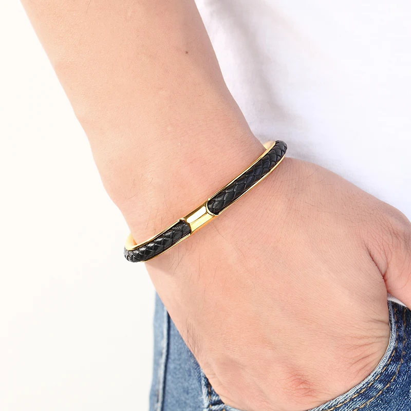 Classic Men Stainless Steel Wo – Cuff Bangle Bracelet recenzja i cena