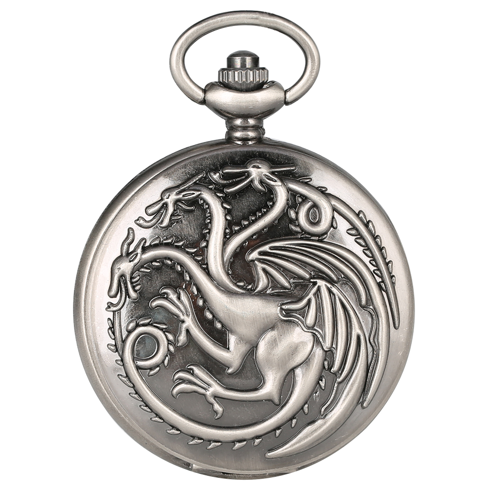 Retro Gray Three-headed Fire D – Vintage Jewelry Watches Women recenzja i cena