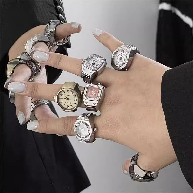 Vintage Sliver Mini Punk Watch – Vintage Jewelry Watches Women recenzja i cena