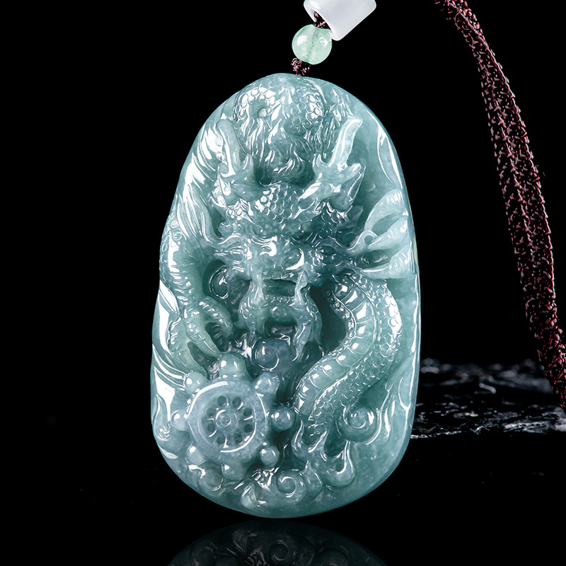 Burmese Jadeite Dragon Pendant – Necklace Pendant recenzja i cena
