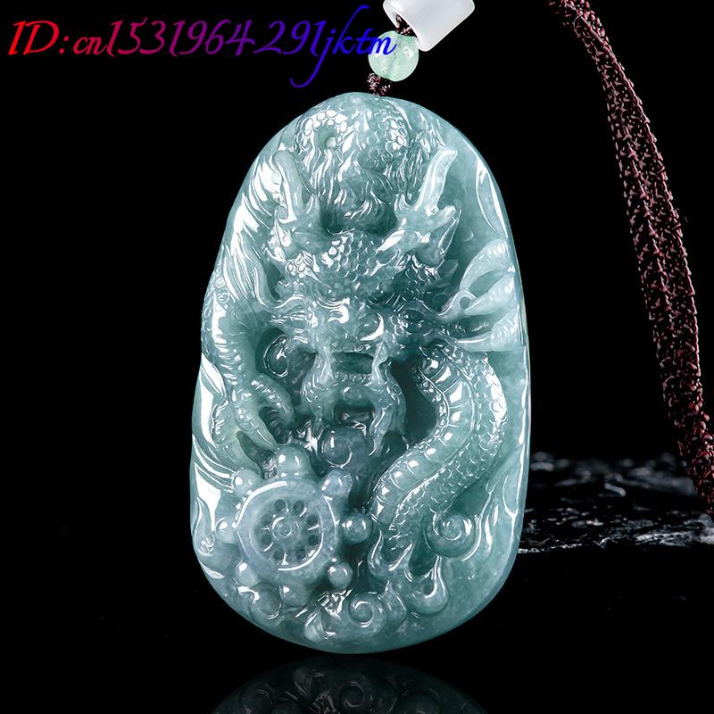 Burmese Jadeite Dragon Pendant – Necklace Pendant recenzja i cena