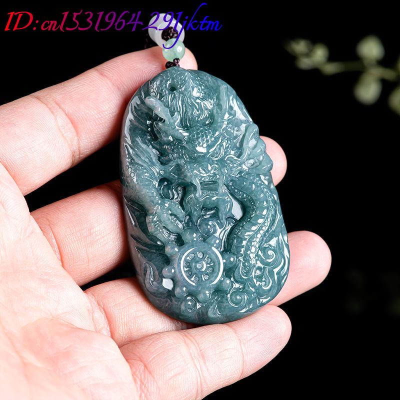 Burmese Jadeite Dragon Pendant – Necklace Pendant recenzja i cena