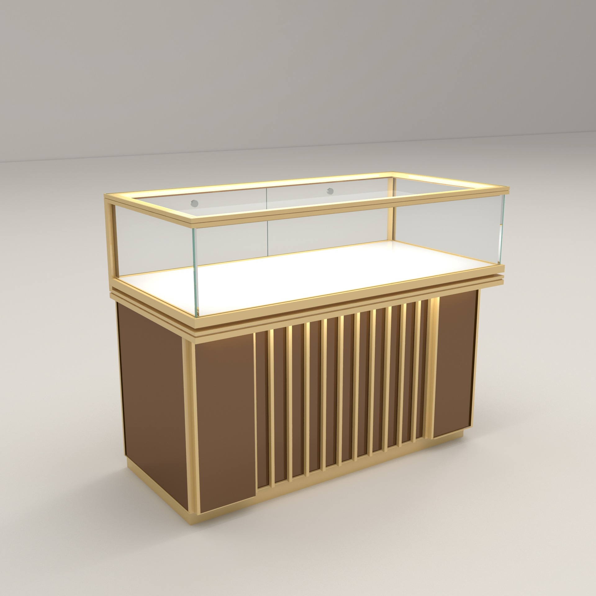 Glass jewelry display cabinet  – Jewelry And Watches Stores recenzja i cena