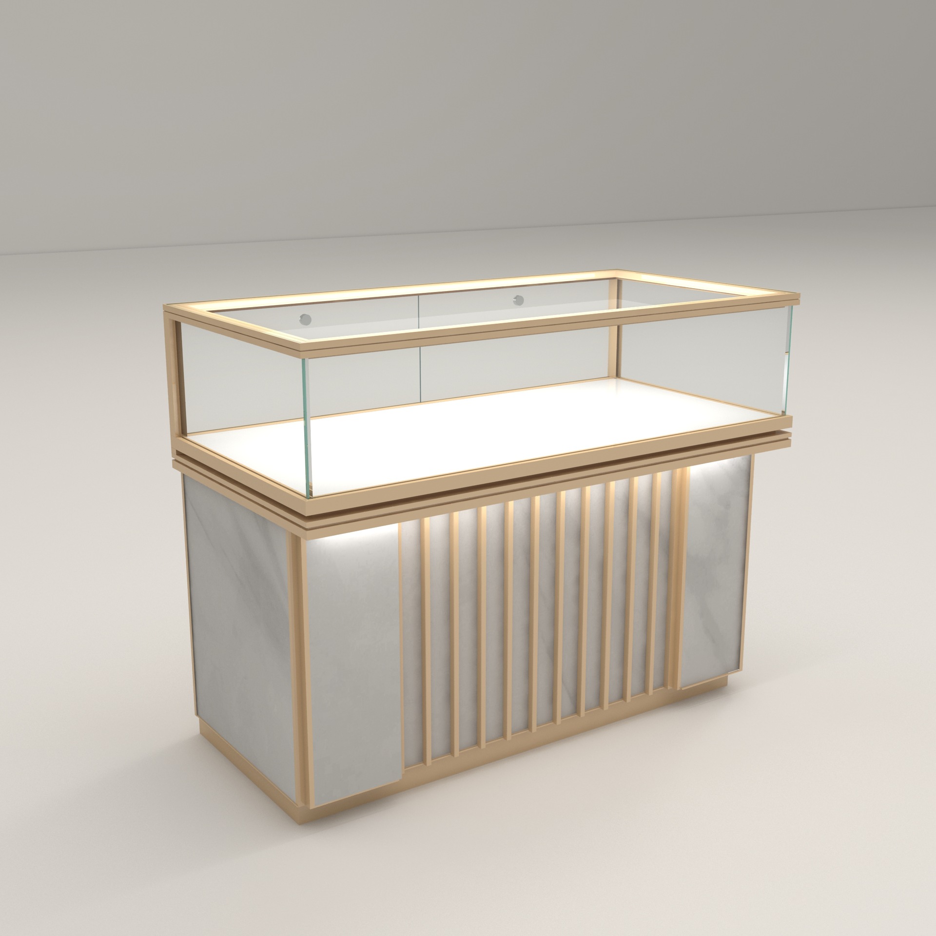 Glass jewelry display cabinet  – Jewelry And Watches Stores recenzja i cena
