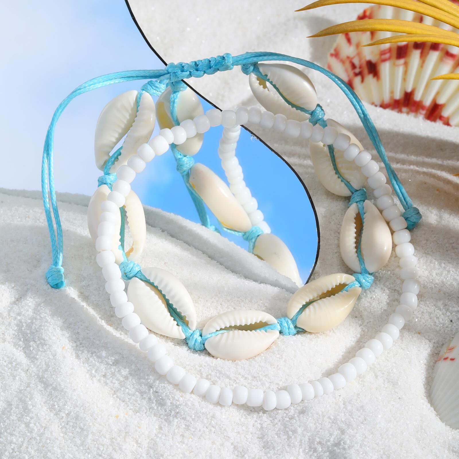 Cowrie Shell Ankle Bracelet fo – Jc Jewelry & Watches recenzja i cena