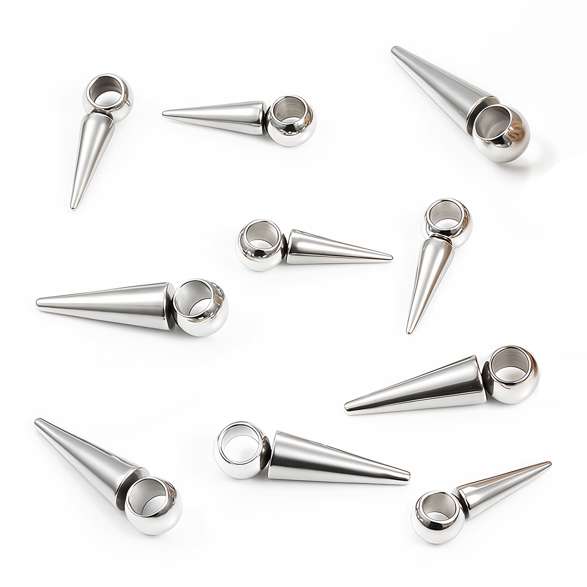 10pcs Retro Cone Charms Pendan – Moon Star Earrings recenzja i cena