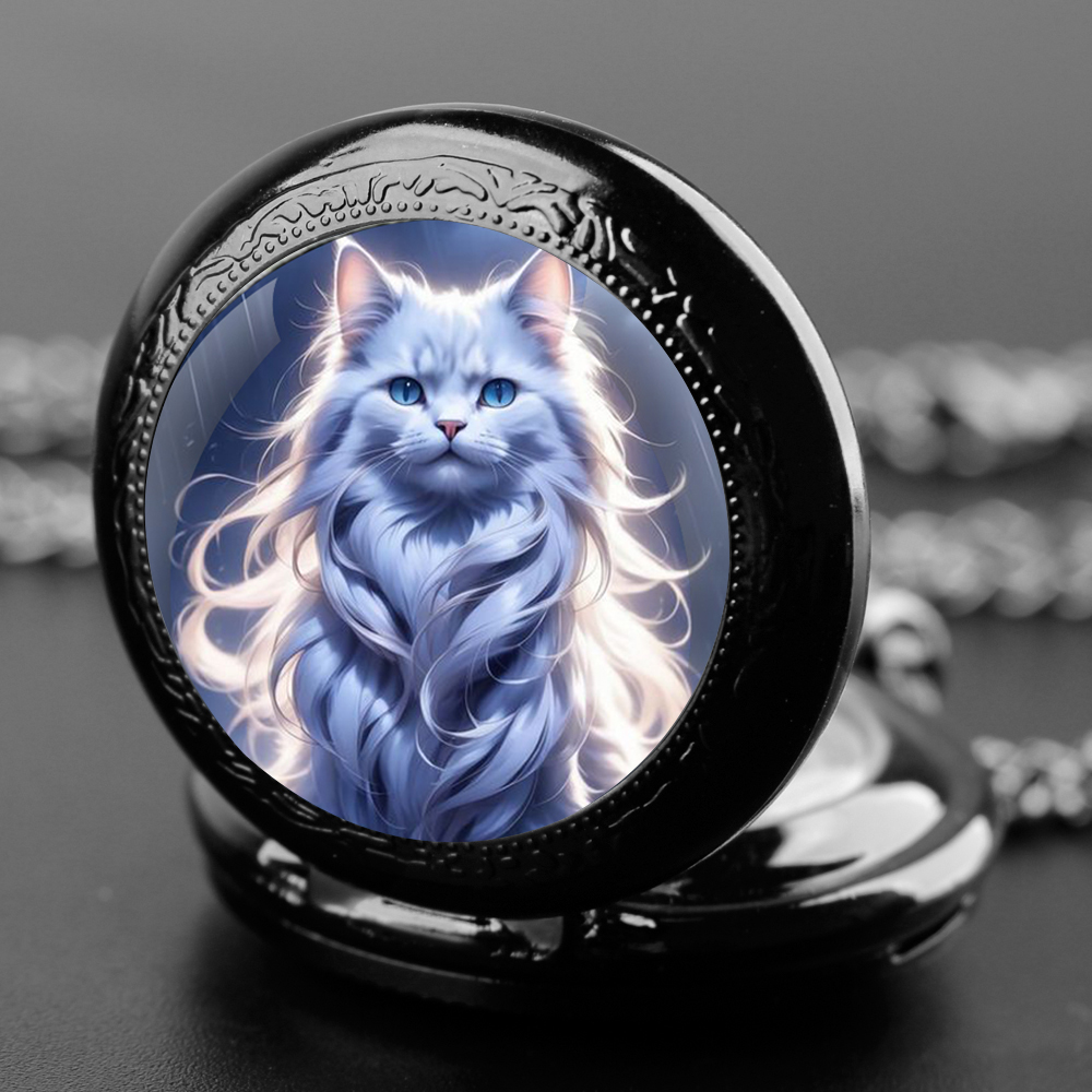 Cute Cartoon Cat Design Quartz – Jewelry Watches For Kids recenzja i cena