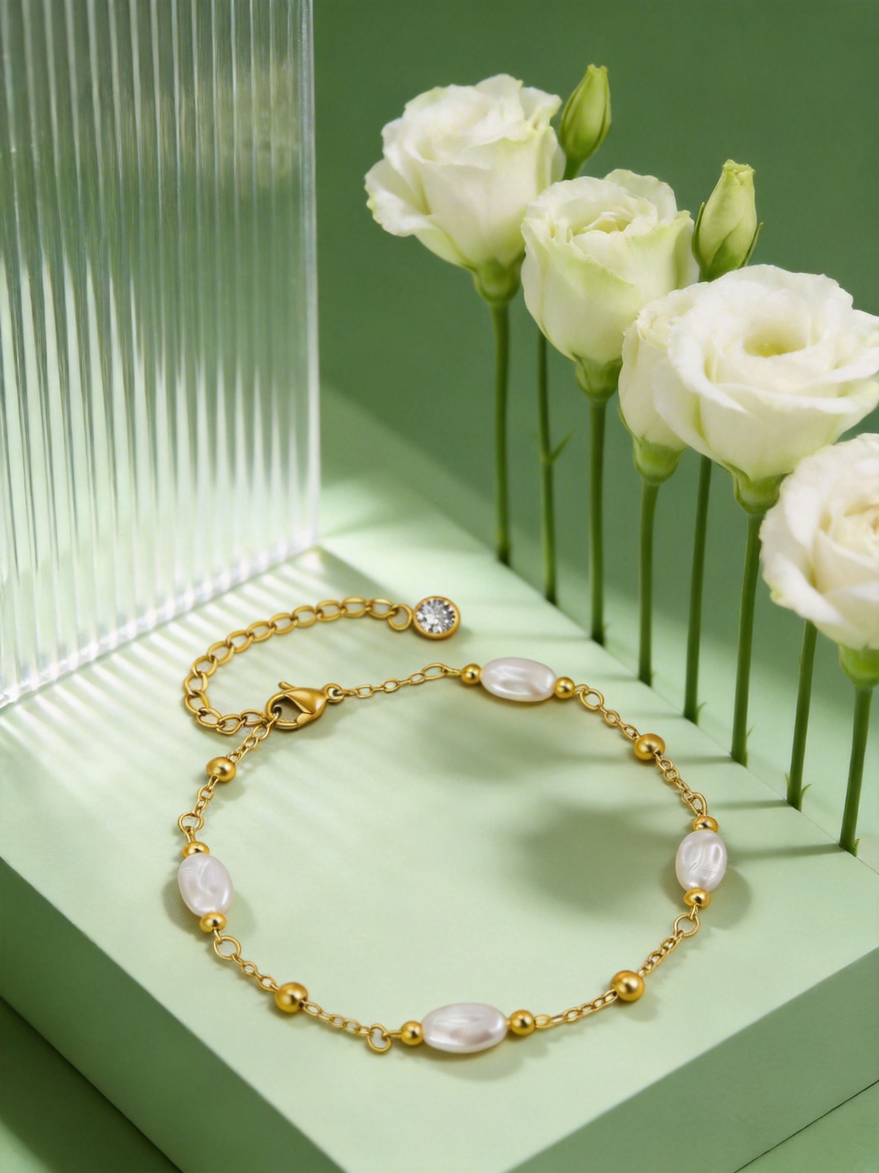 Elegant Imitation Pearl Anklet – Jc Jewelry & Watches recenzja i cena