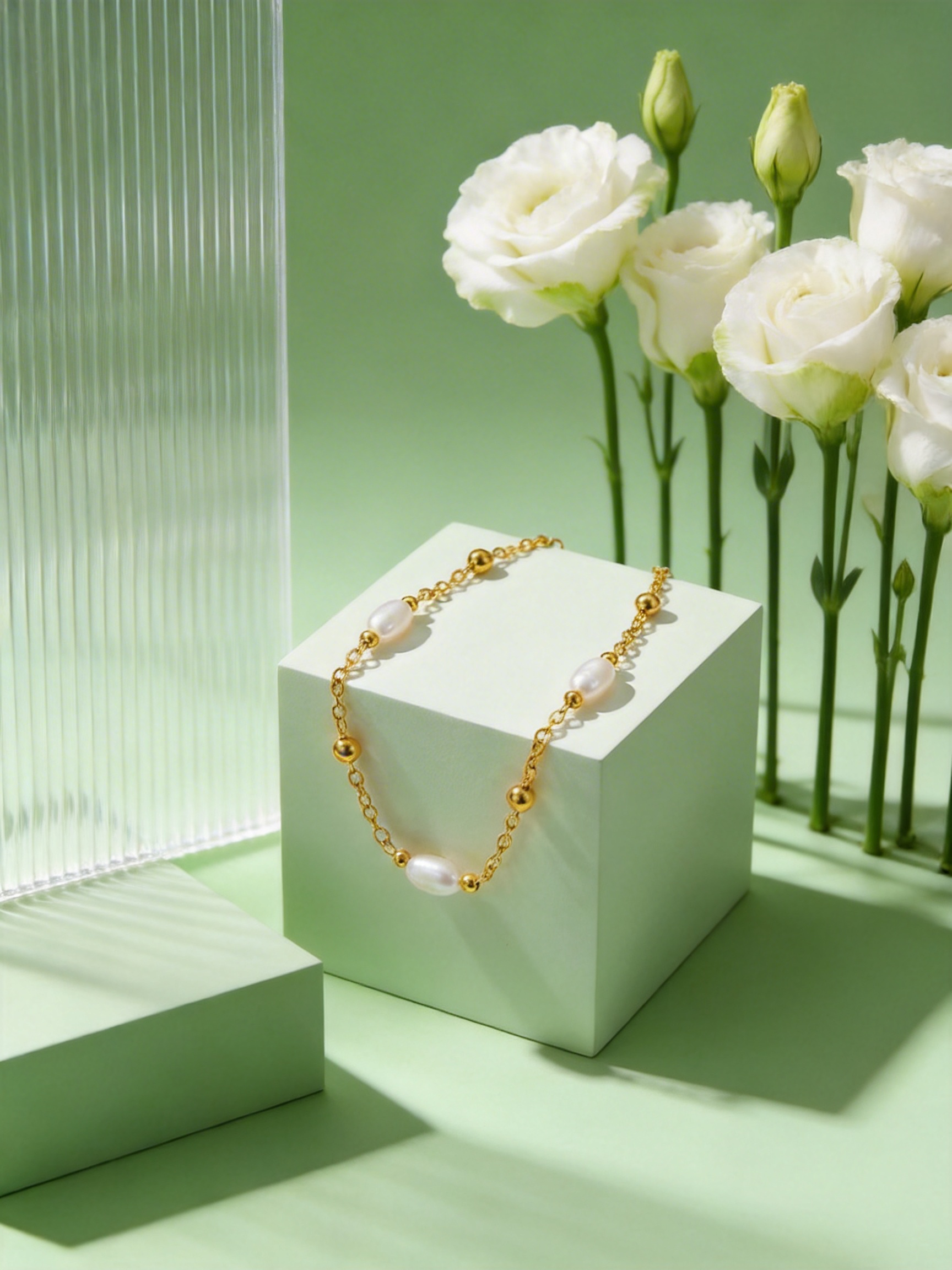 Elegant Imitation Pearl Anklet – Jc Jewelry & Watches recenzja i cena