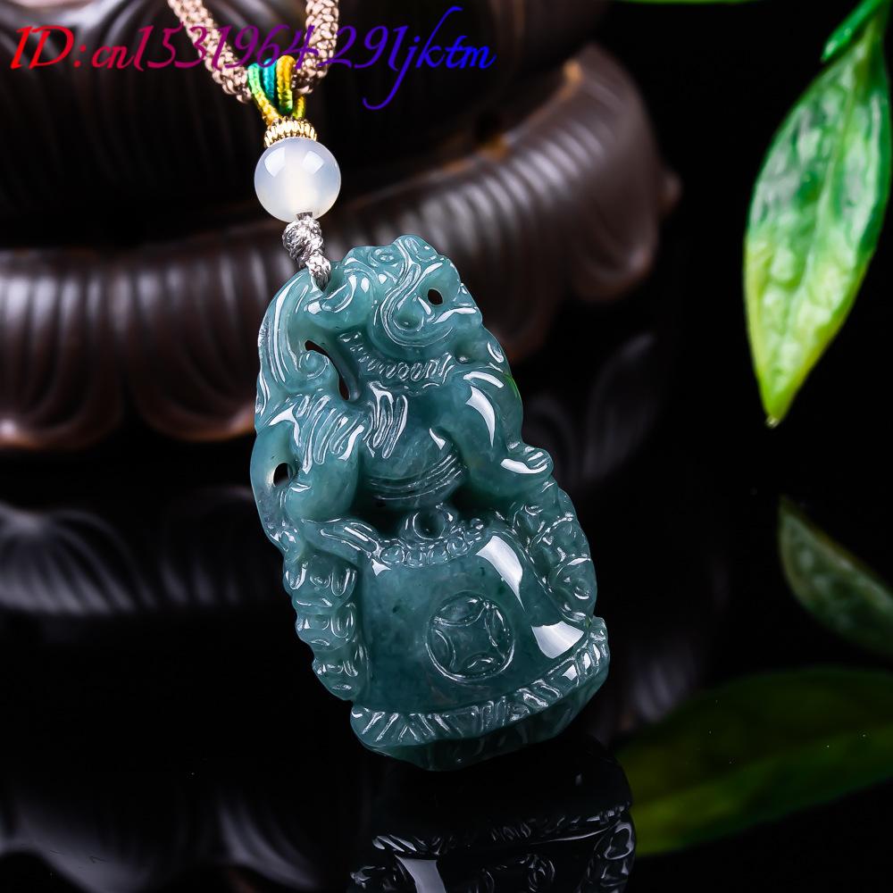 Burmese Jadeite Pixiu Pendant  – Necklace Pendant recenzja i cena