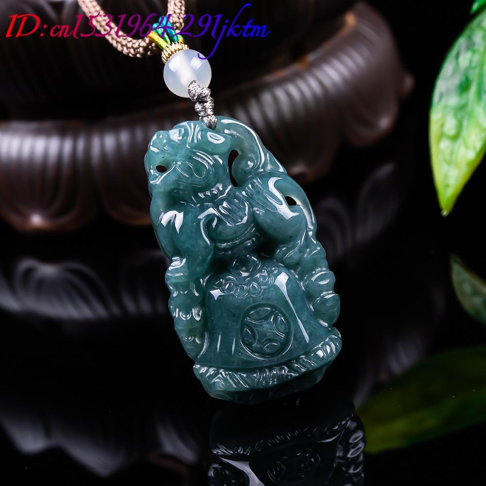 Burmese Jadeite Pixiu Pendant  – Necklace Pendant recenzja i cena