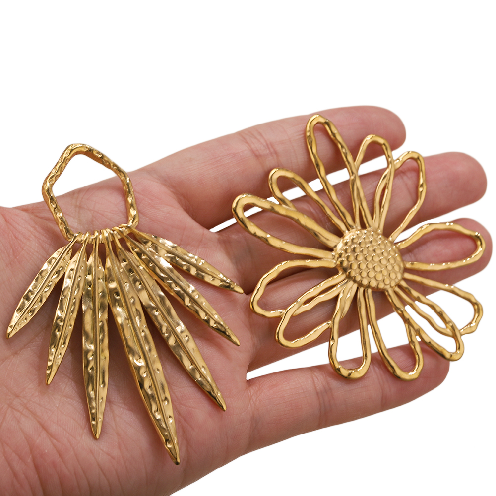 5pcs Stainless Steel Flower Ch – Moon Star Earrings recenzja i cena