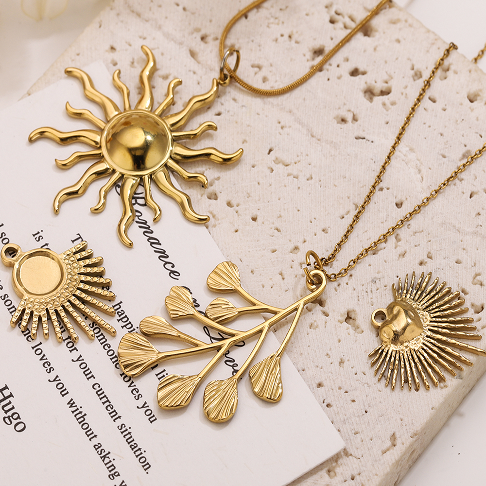 5pcs Stainless Steel Flower Ch – Moon Star Earrings recenzja i cena