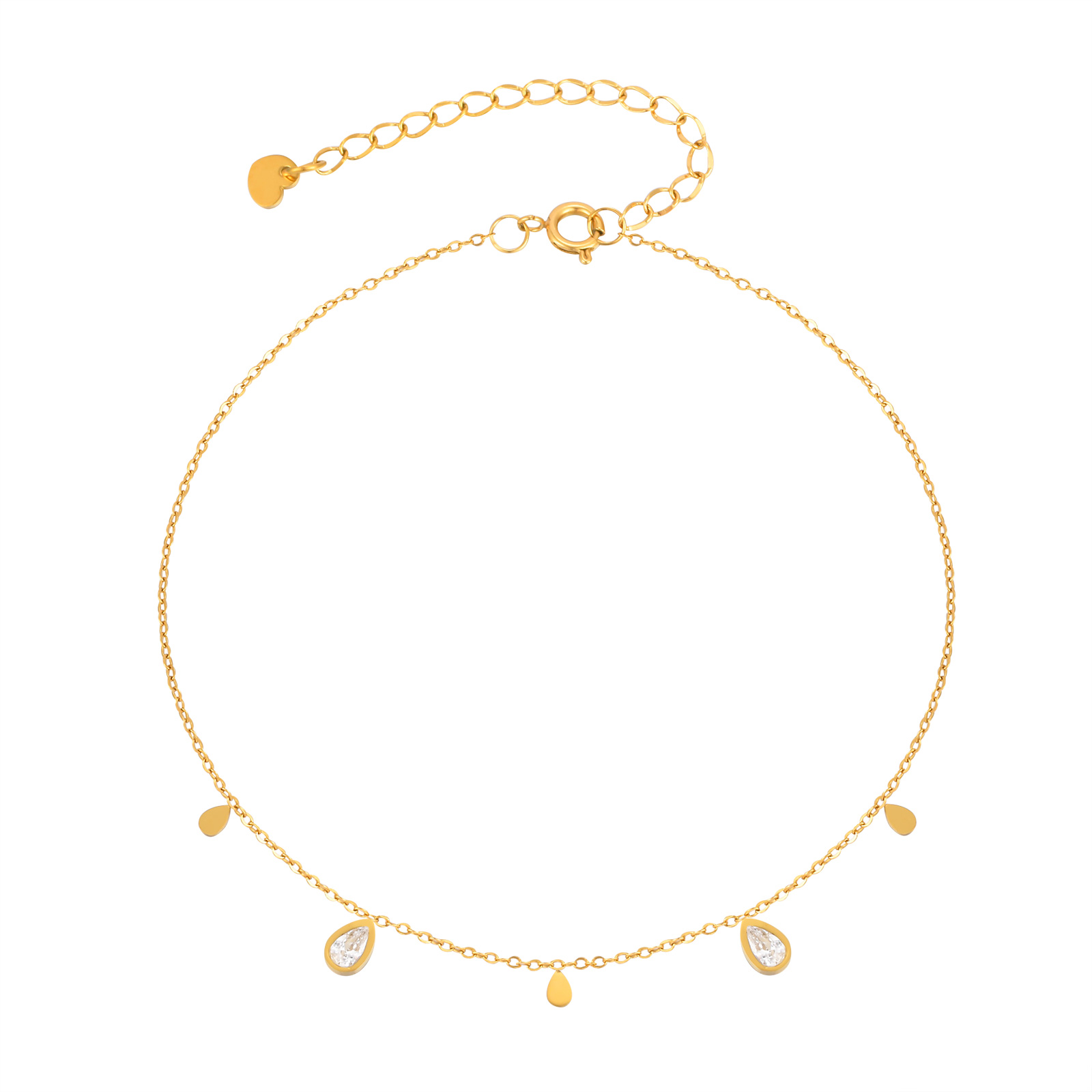 Dainty Water Drop Zircon Ankle – Jc Jewelry & Watches recenzja i cena