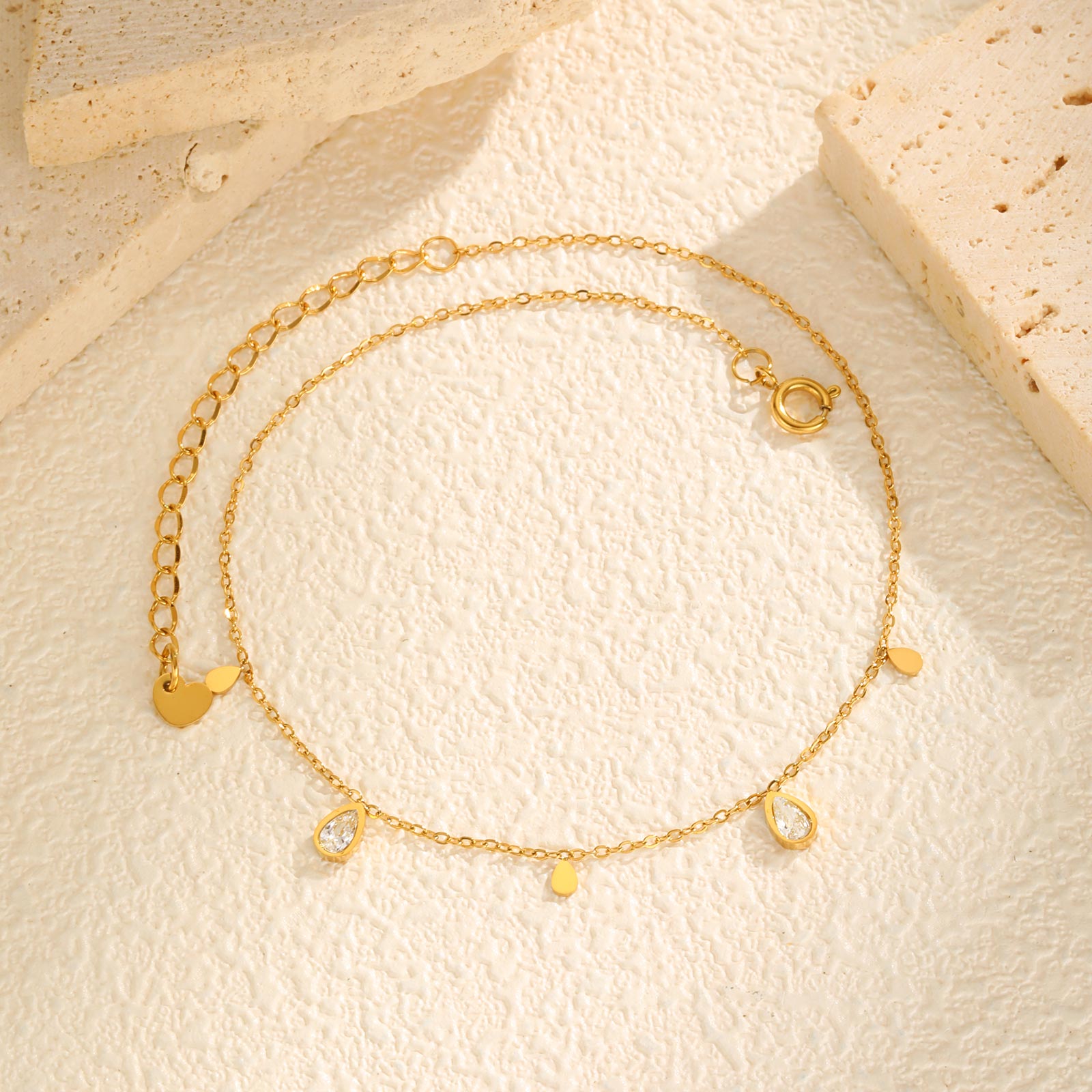 Dainty Water Drop Zircon Ankle – Jc Jewelry & Watches recenzja i cena