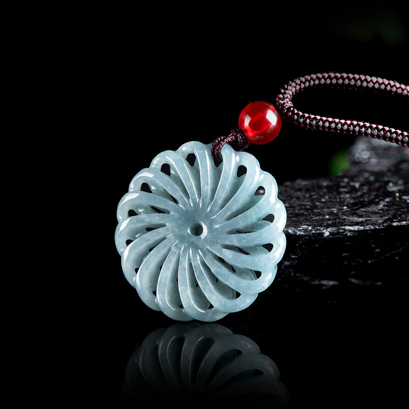 Burmese Jadeite Flower Pendant – Necklace Pendant recenzja i cena