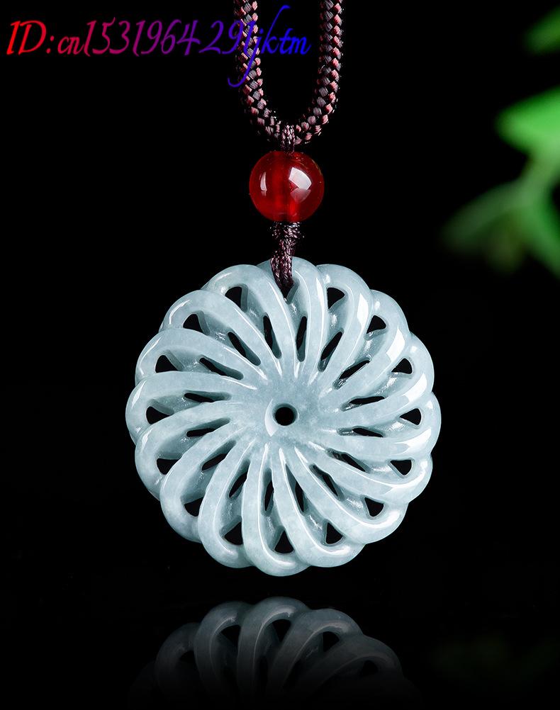 Burmese Jadeite Flower Pendant – Necklace Pendant recenzja i cena