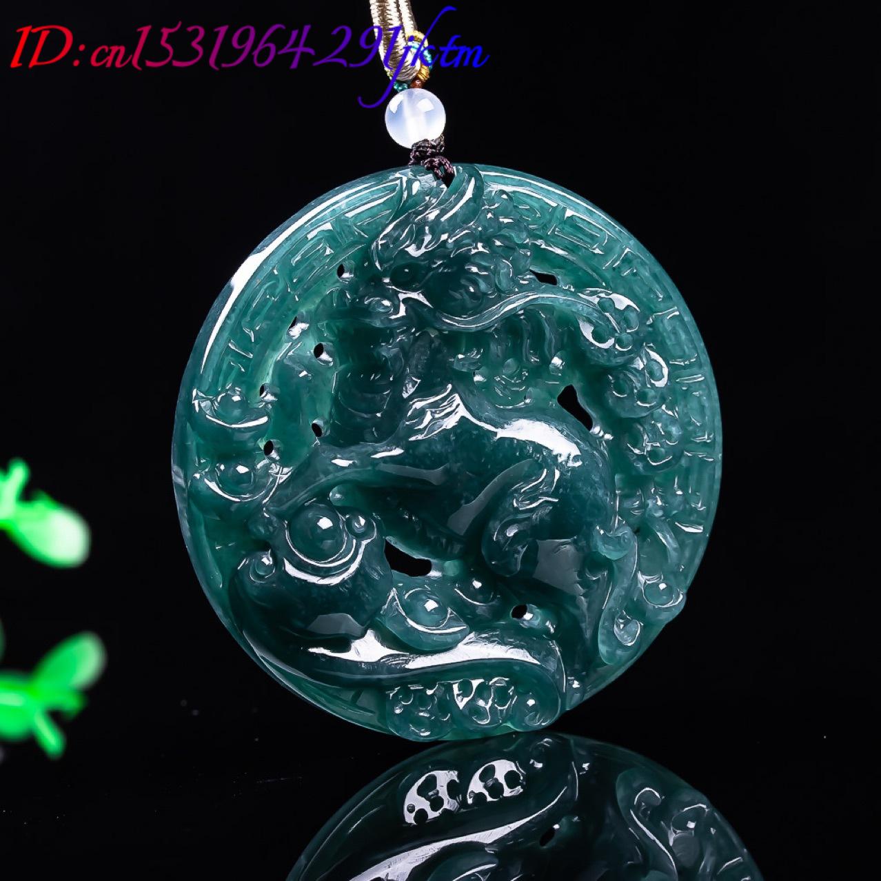 Burmese Jadeite Dragon Pendant – Necklace Pendant recenzja i cena
