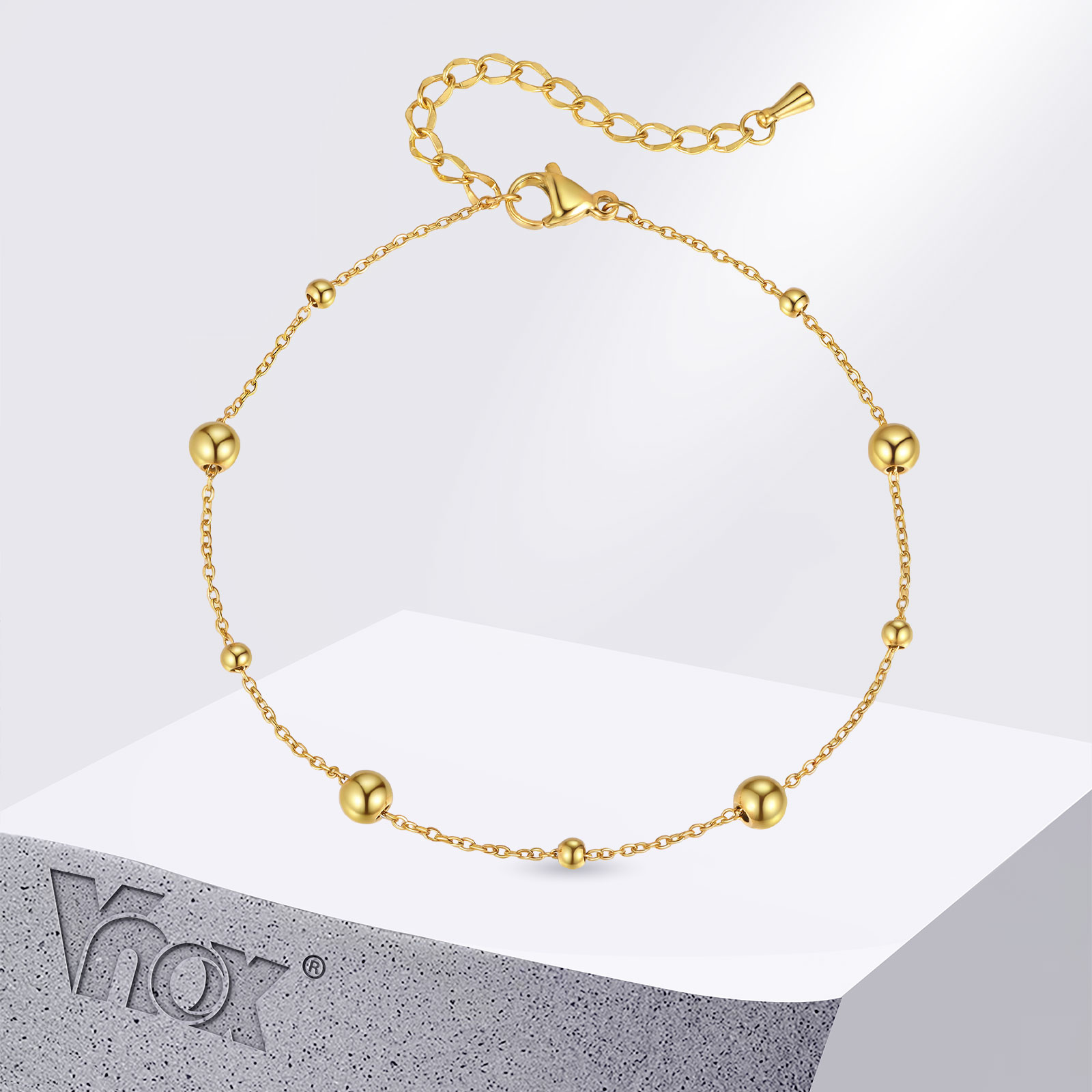 Vnox Stainless Steel Small Bea – Jc Jewelry & Watches recenzja i cena