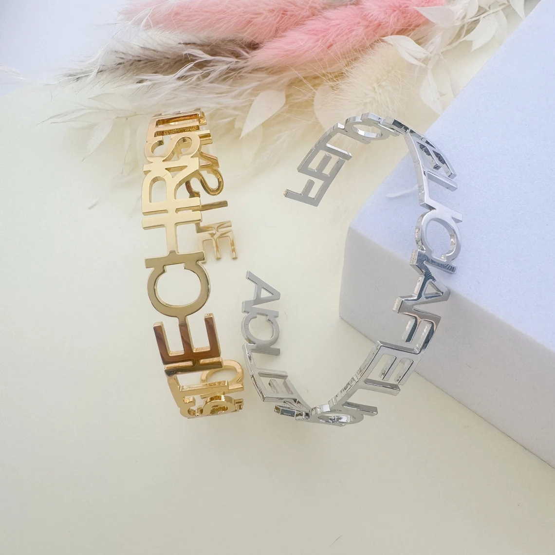 Personalized Custom Children's – Cuff Bangle Bracelet recenzja i cena
