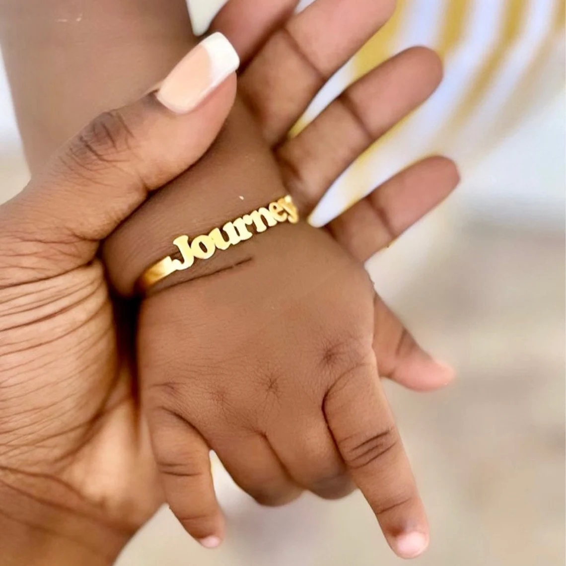 Personalized Custom Children's – Cuff Bangle Bracelet recenzja i cena