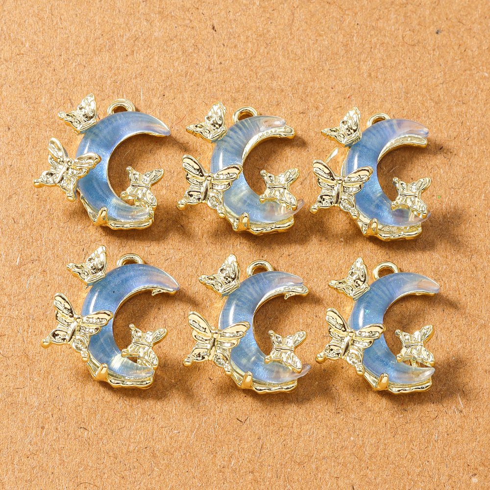 5pcs Delicate Butterfly Crysta – Moon Star Earrings recenzja i cena
