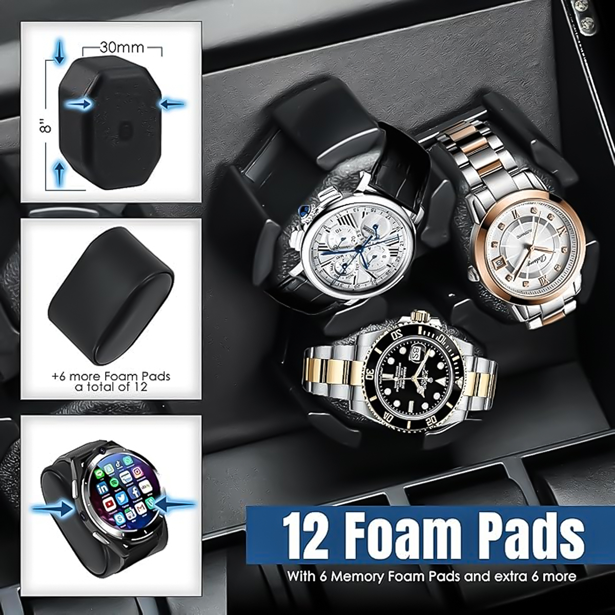 Watch Winders Box for Automati – Jewelry And Watches Stores recenzja i cena