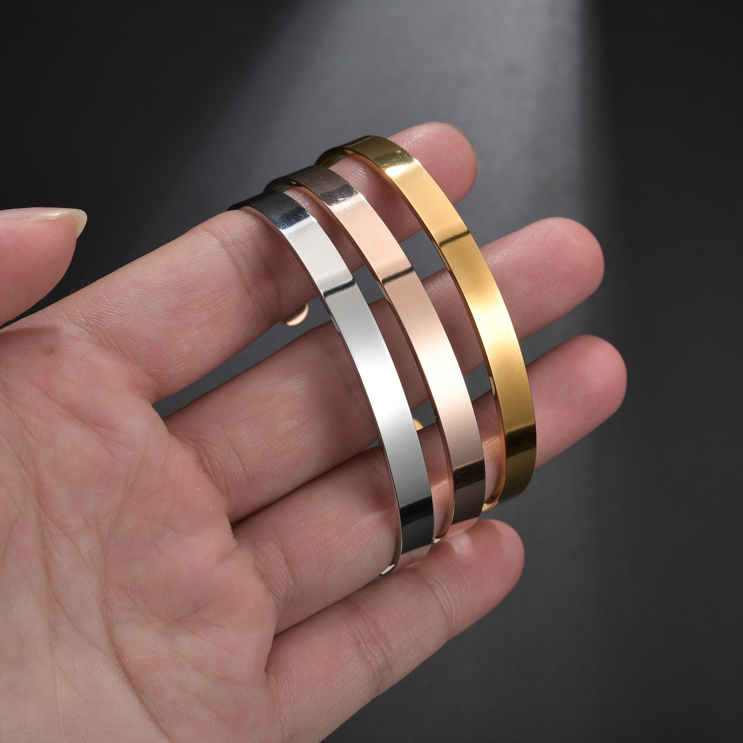 Custom Engrave Name Wrist Brac – Cuff Bangle Bracelet recenzja i cena