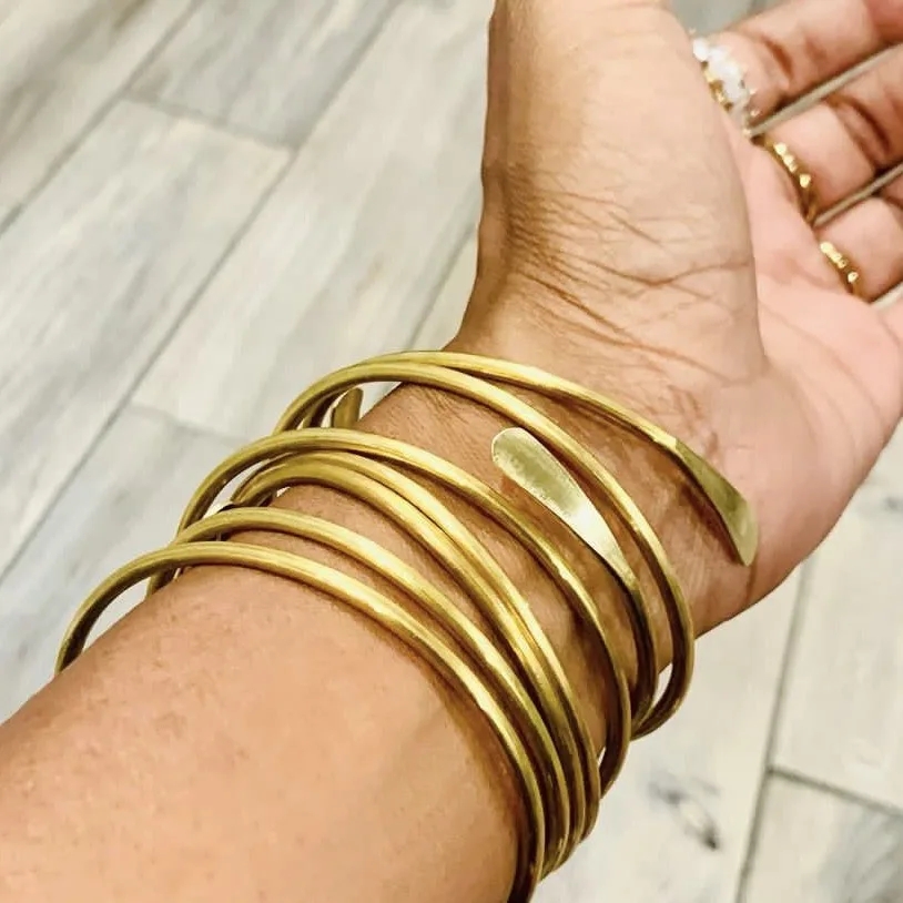 10pcs/lot Blank Brass Stacking – Cuff Bangle Bracelet recenzja i cena