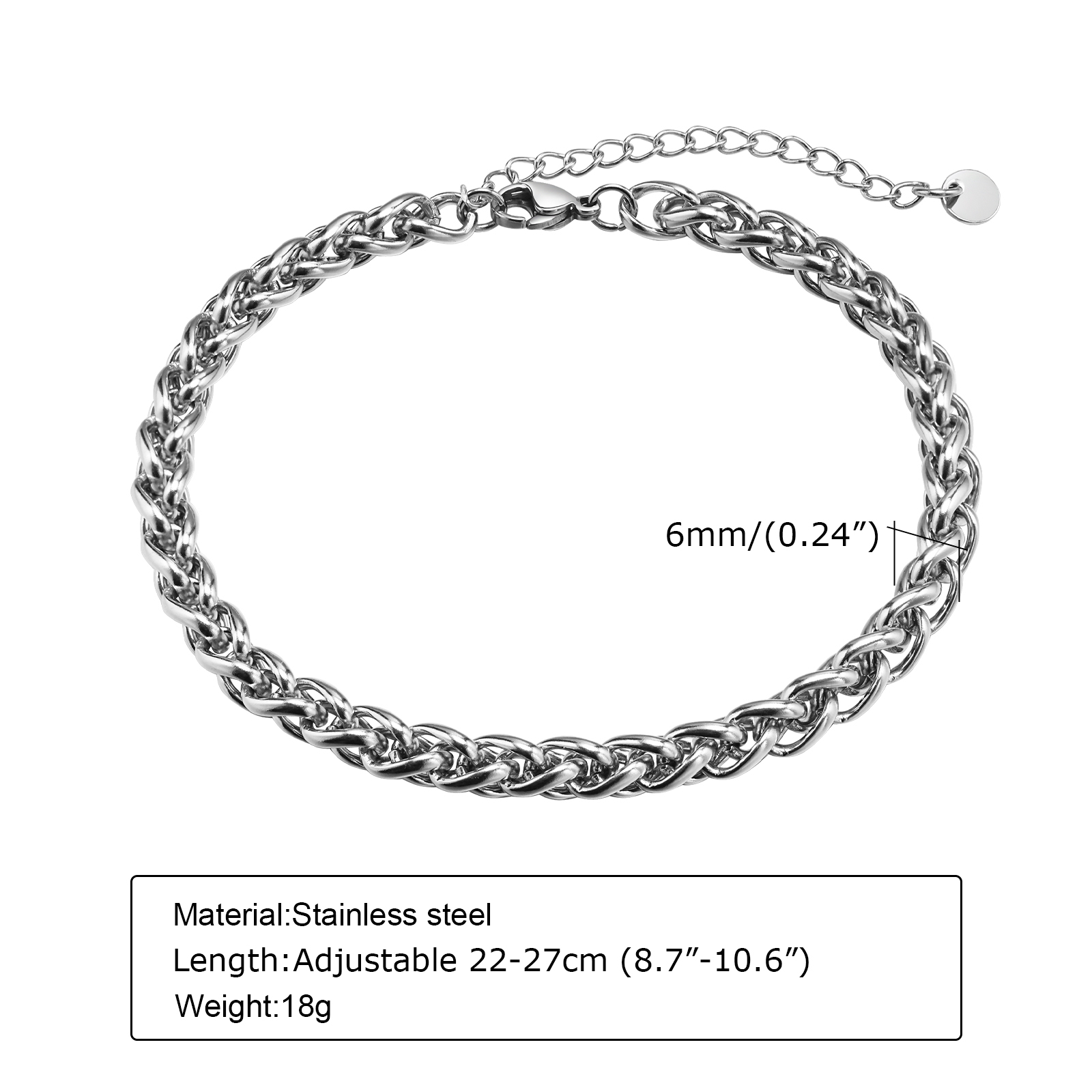 Vnox Cuban Chain Anklets for M – Jc Jewelry & Watches recenzja i cena