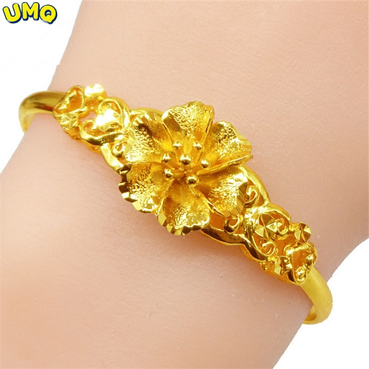 UMQ Golden Bracelet 999 Full G – Cuff Bangle Bracelet recenzja i cena