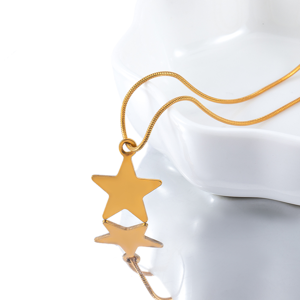 20pcs Stainless Steel Flat Sta – Moon Star Earrings recenzja i cena
