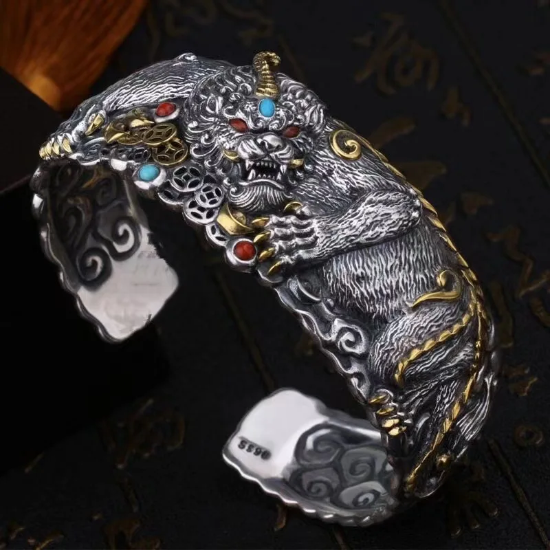 Lucky Pixiu Tiger Bracelet Nat – Cuff Bangle Bracelet recenzja i cena