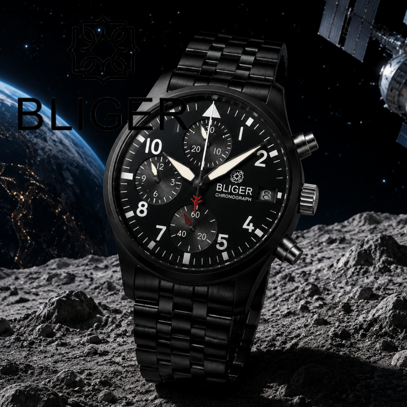 BLIGER Full Black Brushed 38mm – Jewellery Watch recenzja i cena